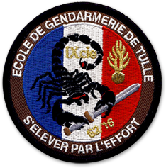 Ecusson brodé école de gendarmerie
