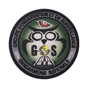Ecusson GOS - gendarmerie nationale - JIMBO Ecussons, Fabrication sur  mesure d'écusson brodé à coudre, thermocollant ou velcro
